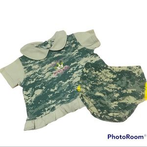 Tiny Troopers camo outfit “army princess”